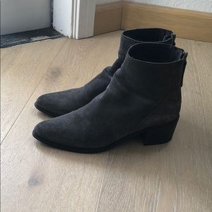 Dolce vita suede ankle booties
